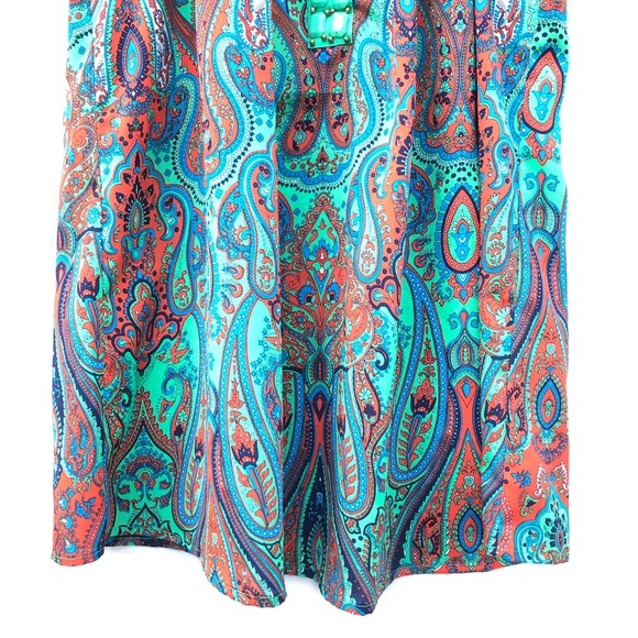 Ashley Stewart Boho Printed Embellished Tank 12 - Picture 4 of 7